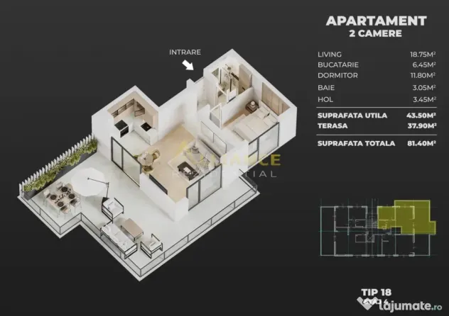Apartamente 2 si 3 camere - Popesti Leordeni