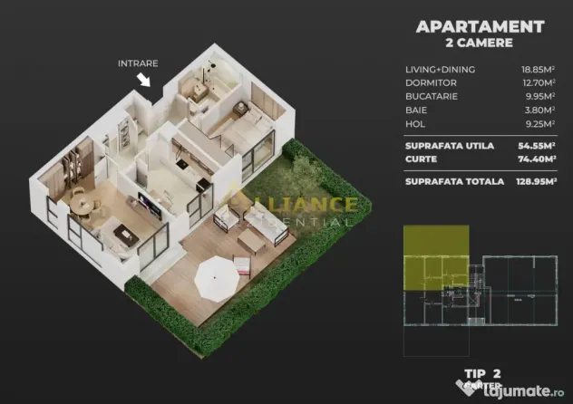Apartamente 2 si 3 camere - Popesti Leordeni
