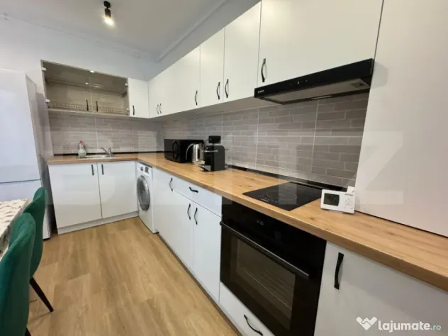 Apartament o camera, LUX, 45 mp, parcare subterană, zona M?
