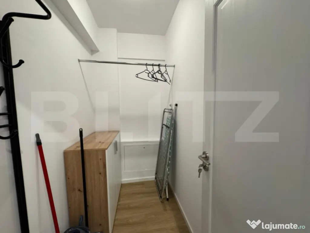 Apartament o camera, LUX, 45 mp, parcare subterană, zona M?