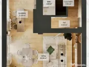 Vila individuala 5 camere, incalzire in pardoseala, P 1 M, t 