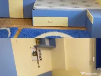 Vind pat,saltea,etajere,covoare, 