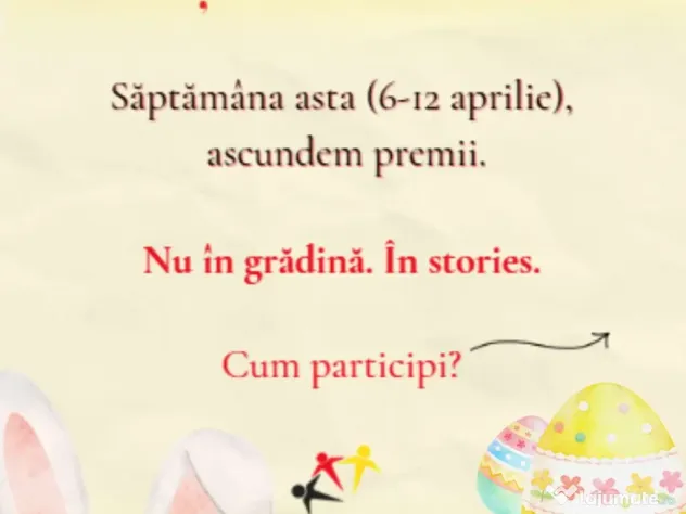 🐣 Te paște o surpriză pe facebook!