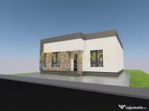 Casa individuala parter - 4 camere 2 bai - teren 469mp