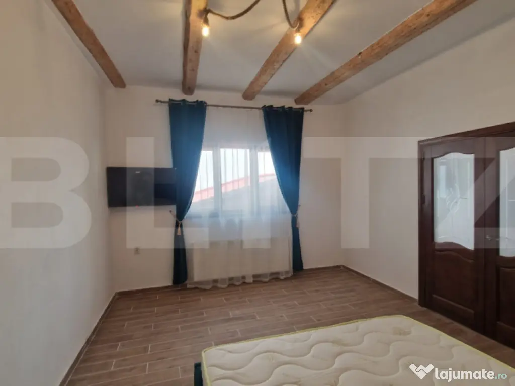 Casa de inchiriat, 2 camere, 60 mp, renovata, mobilata - zon