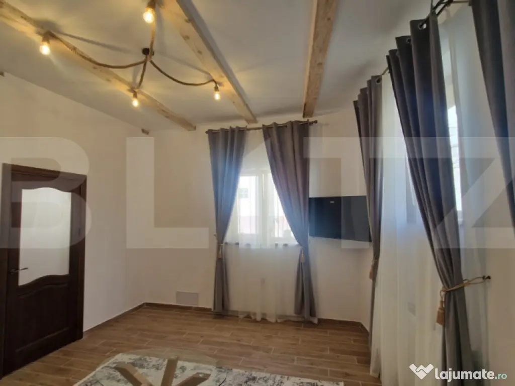 Casa de inchiriat, 2 camere, 60 mp, renovata, mobilata - zon