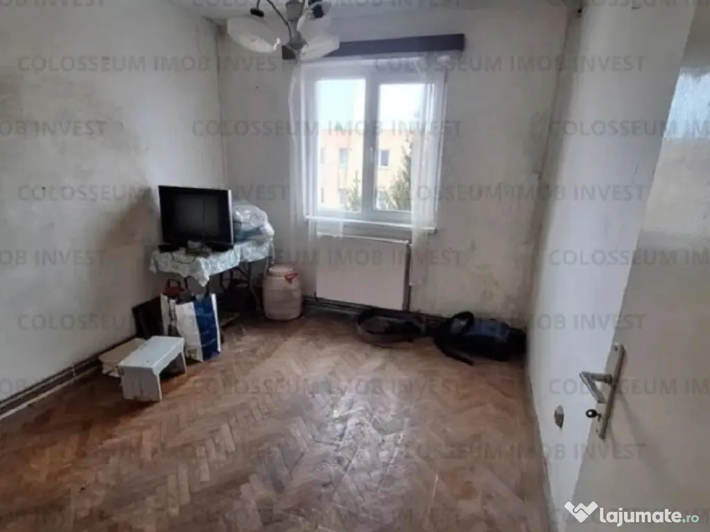 Apartament de renovat, 2 camere, centrala terminca,termopane, Florilor