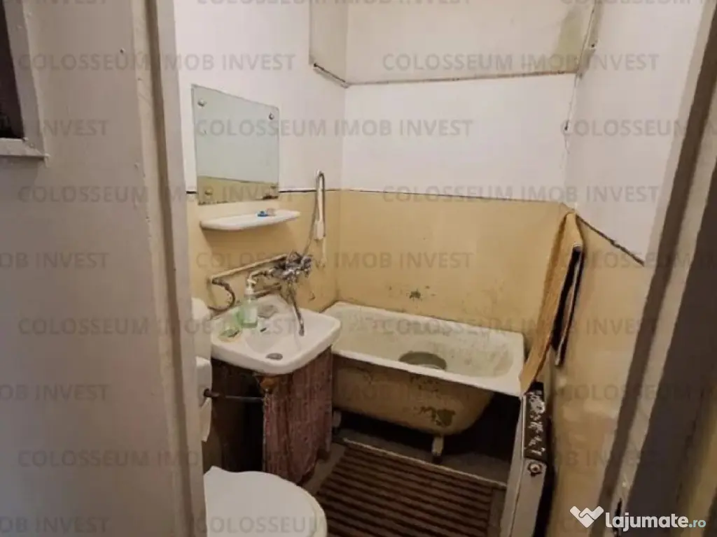 Apartament de renovat, 2 camere, centrala terminca,termopane, Florilor