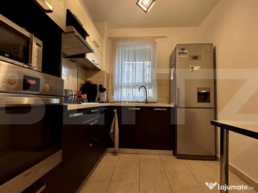 Nufarul, bloc nou, parter înalt cu balcon, 2 camere decoman