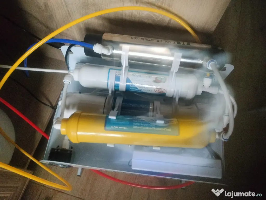 Sistem filtrare apa Osmoza cu Computer in 7 trepte cu Remineralizare si Lampa UV