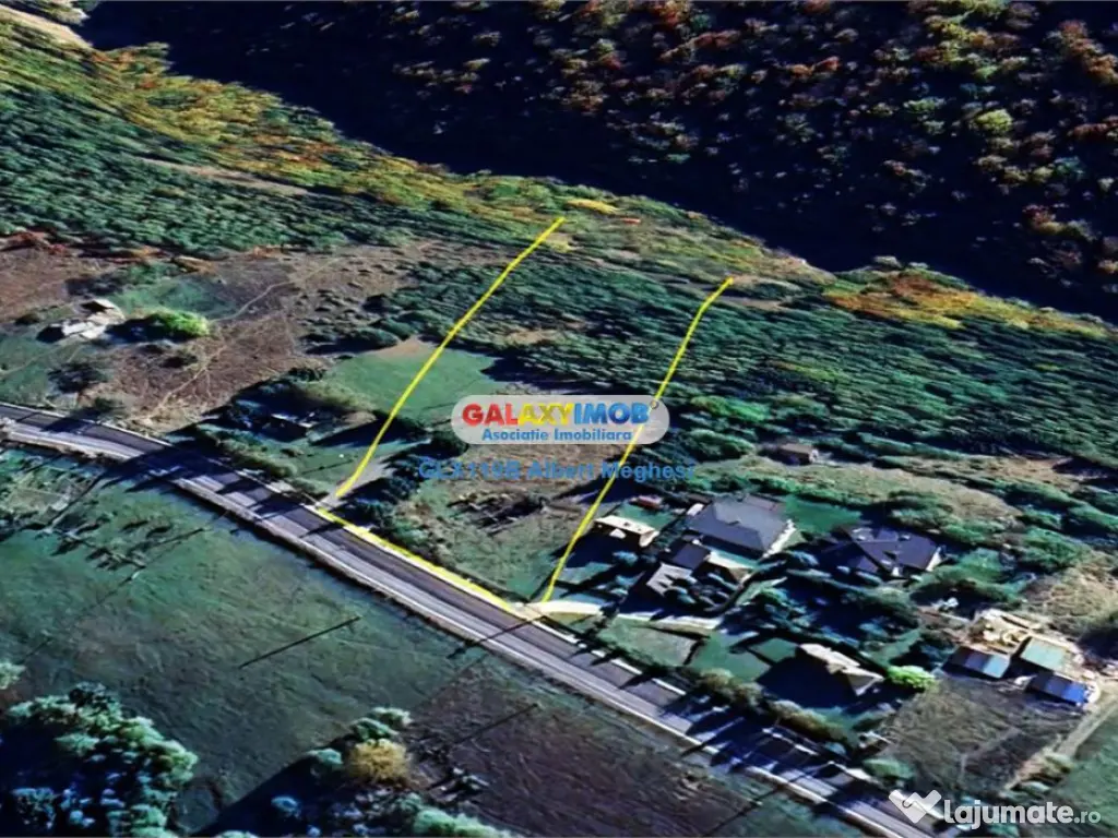 Teren intravilan 10818 mp , 47 ml la DN 73 Moieciu de Jos