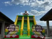 Inchiriez topogan gonflabil cu 2 pante de coborare*transport si montaj 