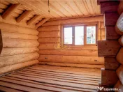 Casa din lemn rotund (Izvoru Muresului, str. Garii) 