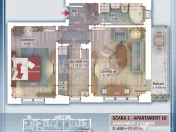 2 Camere Decomandat cu Parcare si Geam Baie la 2 min STB - F 