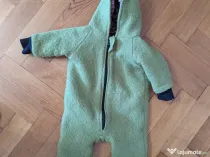 Salopeta dublata din lana fiarta, Olive Green