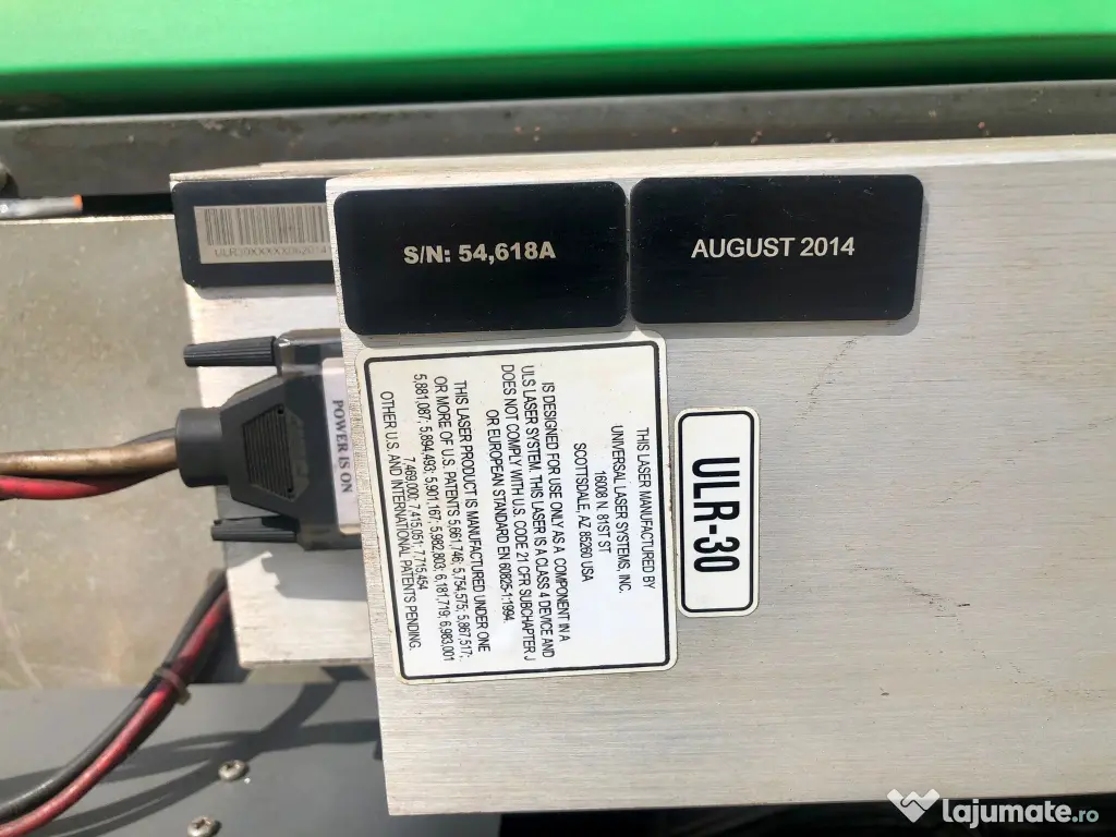 Laser CO2 Universal Laser Systems ULR-30 – de vânzare
