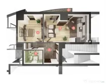 Apartament cu 2 camere, 51 mp, semifinisat, imobil nou - Man