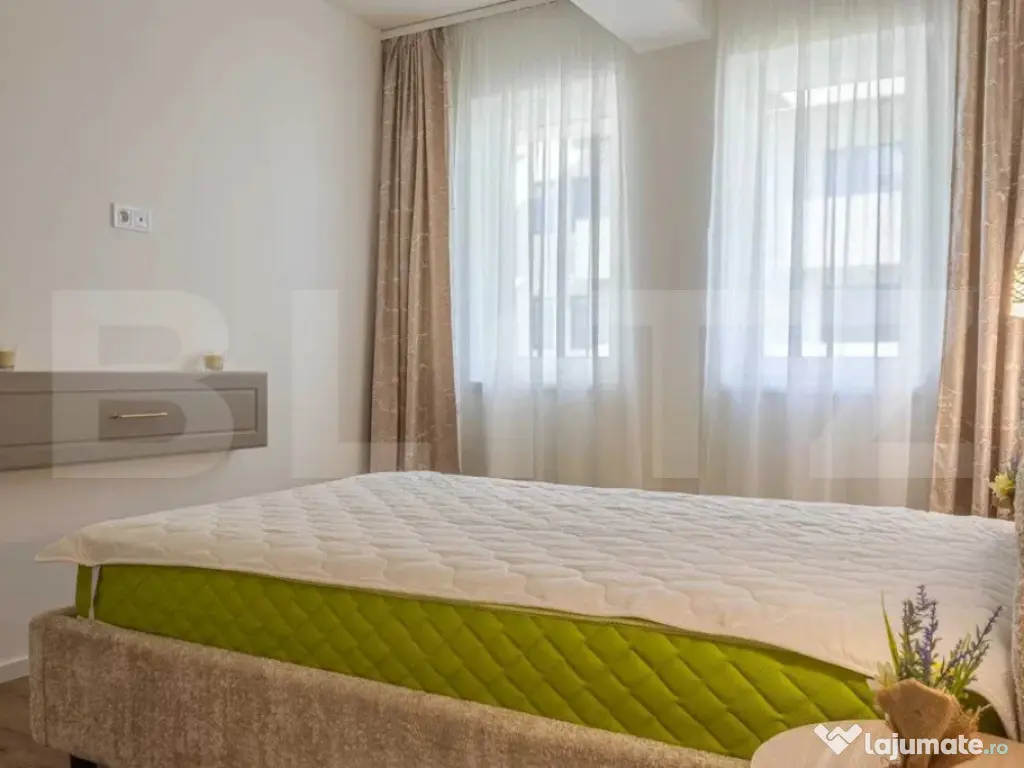 Apartament cu 2 camere, prima inchiriere in complex nou, zon