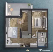 Apartament cu 2 camere in imobil nou, terasa 13 mp, Mărăș 