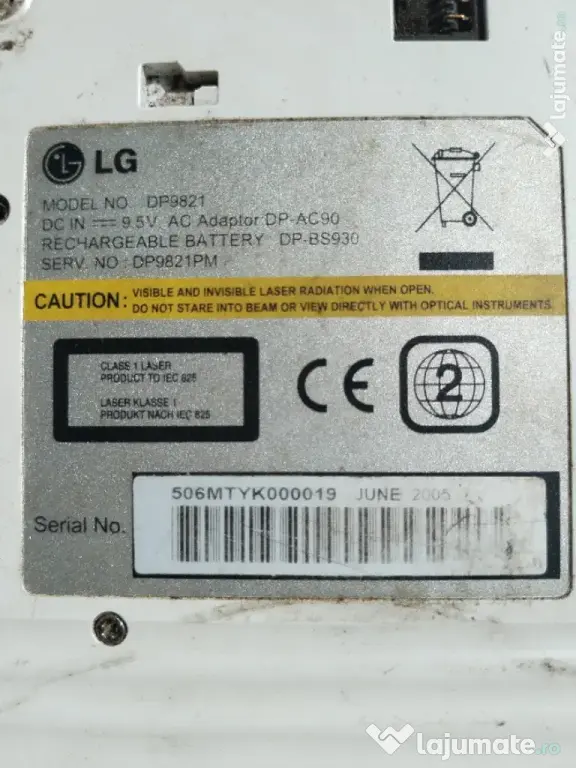DVD player LG cu display piese