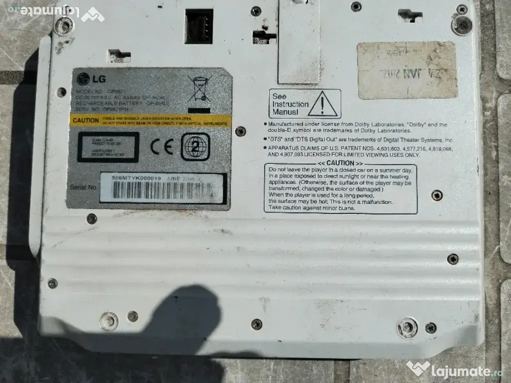 DVD player LG cu display piese