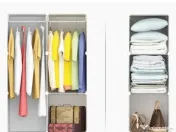 Dulap modular depozitare/Garderoba haine, alb 