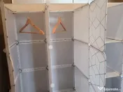 Dulap modular depozitare/Garderoba haine, alb 