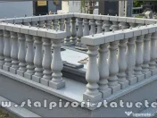 Stâlpișori, baluștri, popici, mosoare, din beton, model B8. 