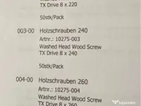 Șuruburi pentru lemn 