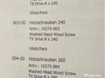 Șuruburi pentru lemn