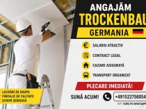 Angajăm muncitori în construcții – Trockenbau (Germania)