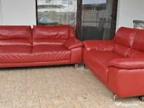 Set 2 canapele din piele naturală – confortabile și elegante