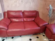 Set 2 canapele din piele naturală – confortabile și elegante 