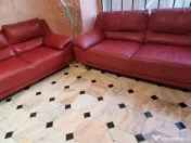 Set 2 canapele din piele naturală – confortabile și elegante 