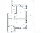 Apartament 2 camere, 52mp, terasa 73mp, finisat, zona Donath 