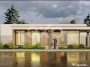 De vanzare casa parter moderna panouri pompa de caldura gara 