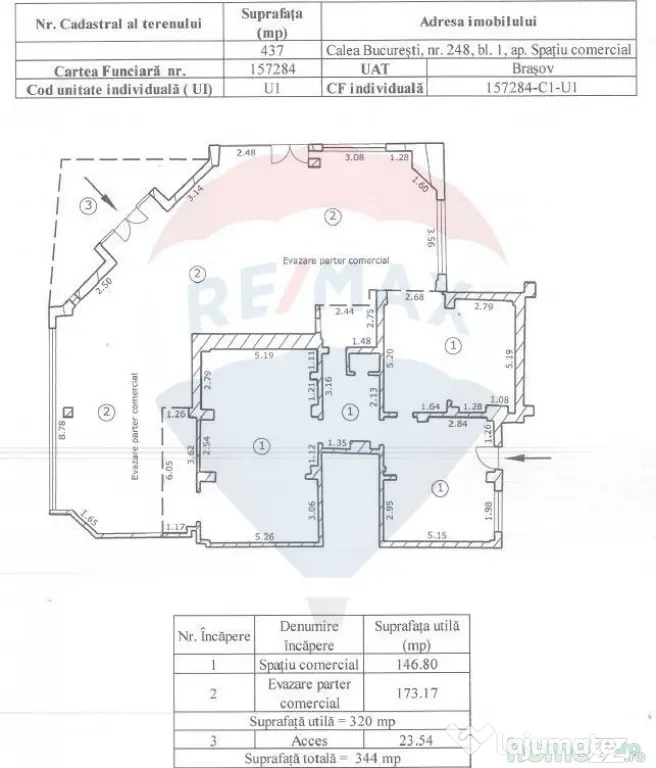 Oportunitate de investiţe ! Spaţiu comercial 320 mp, Ca...