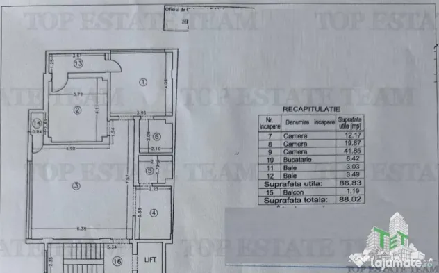 De , Apartament 3 Camere, Kiseleff - Clucerului