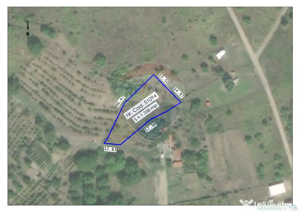 De vânzare teren extravilan, 1.338mp, strada Dealul Mare...