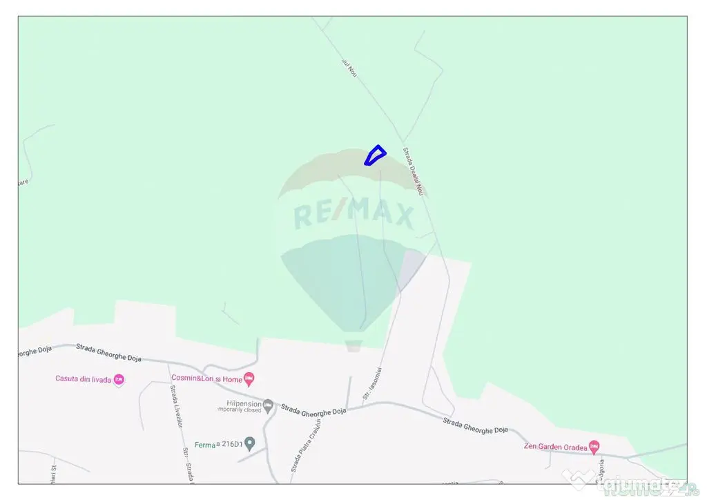 De vânzare teren extravilan, 1.338mp, strada Dealul Mare...