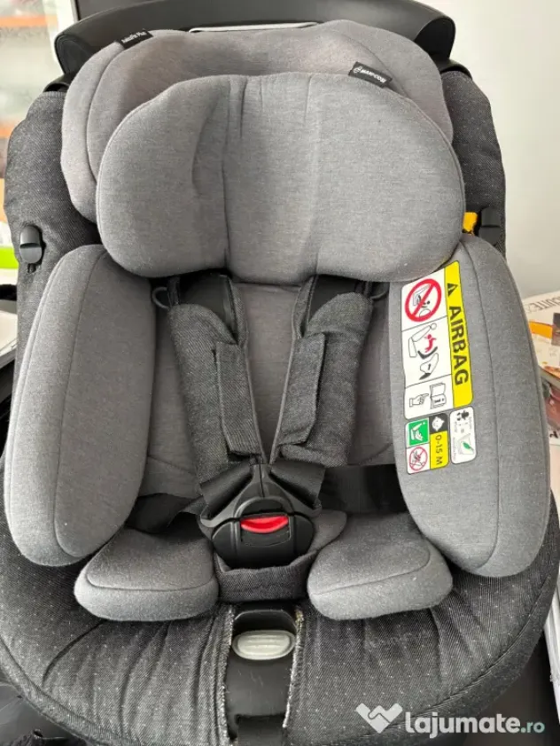 Scaun auto maxi cosi 0-4 ani, cu isofix + cadou husa de vara detasabila