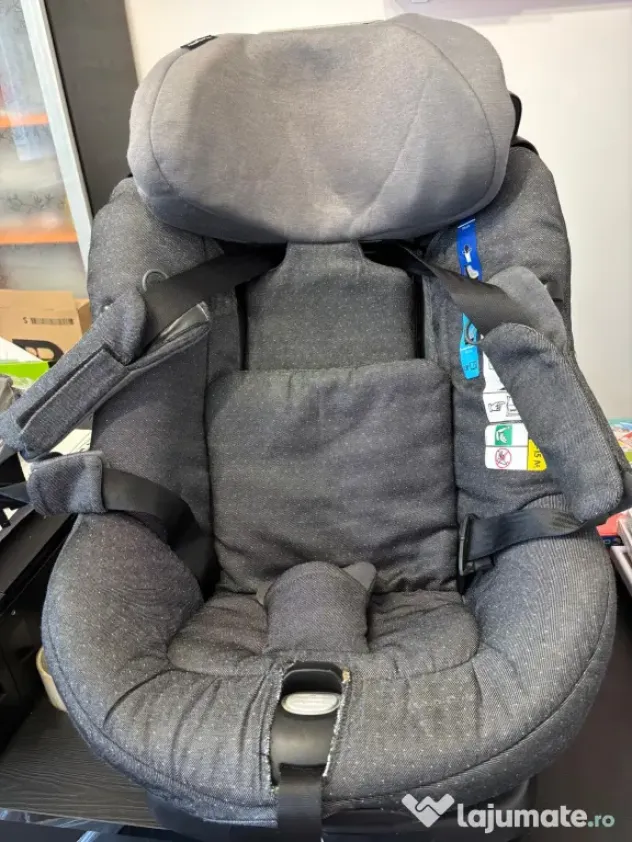 Scaun auto maxi cosi 0-4 ani, cu isofix + cadou husa de vara detasabila