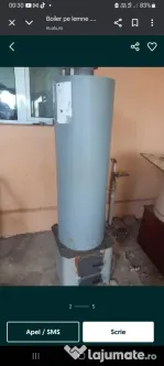 Boiler pe lemne 90 litri