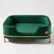 Canapea Verde - Velvet Emerald BRAUBRAU pentru Câini și Pisici 
