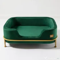 Canapea Verde - Velvet Emerald BRAUBRAU pentru Câini și Pisici