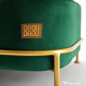 Canapea Verde - Velvet Emerald BRAUBRAU pentru Câini și Pisici 