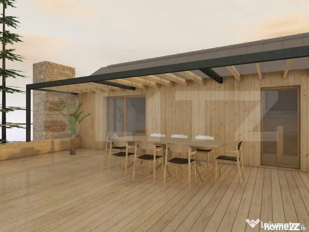 Cabană 5 camere, teren de 1000 mp, Valea Ierii - Valea Ierii (Cluj)