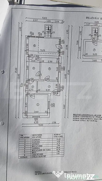 Casă individuală cu teren generos ,900 mp în Lipănești - Lipanesti (Prahova)