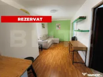 Garsonieră mobilată cu centrală proprie, zona Noua
