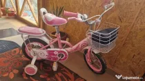 Bicicleta roz copii 3-6 ani